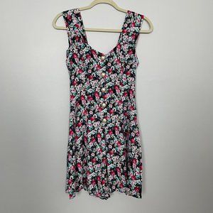 Vintage 1990's Spoiled Girls Floral Romper Play Suit Cottagecore Aesthetic